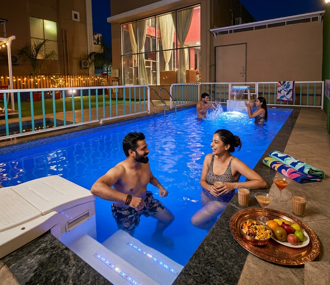 Night Pool Experience